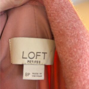 LOFT Coral Outerwear